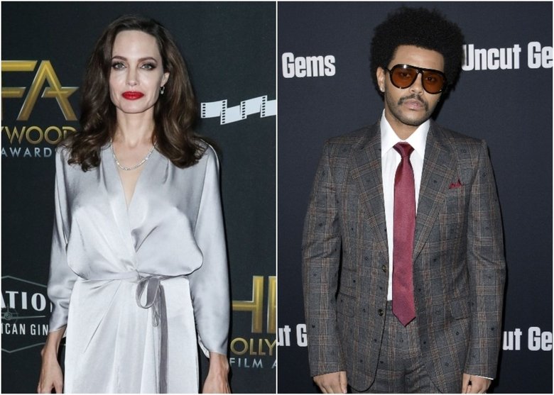 Анджелина Джоли и The Weeknd. Источник: legion-media.ru