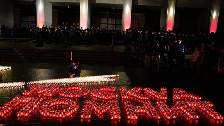 Москва приняла участие в акции «Свеча памяти».