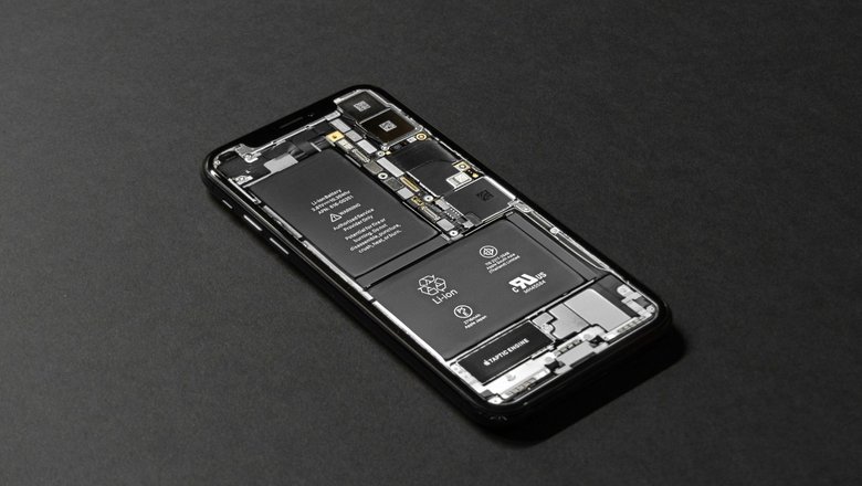 iPhone with transparent body