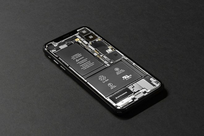 iPhone with transparent body