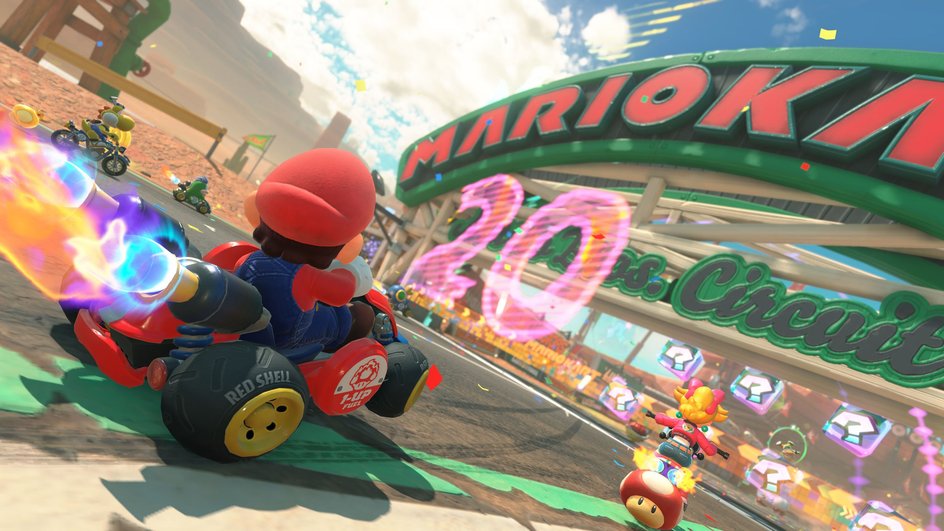 кадр из Mario Kart World кадр из Mario Kart World