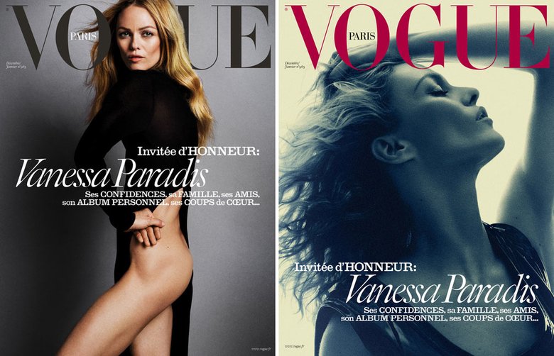 Ванесса Паради обнажилась для Vogue