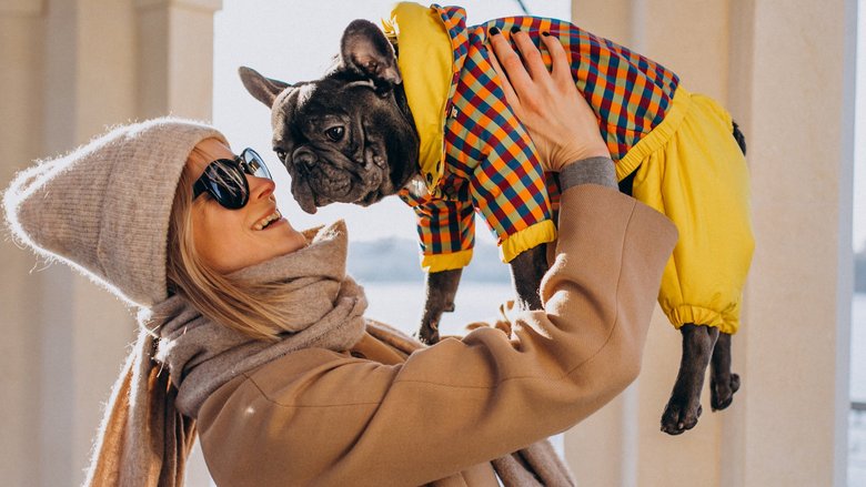 Woman with dog