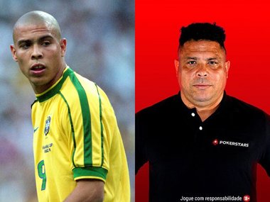 Роналдо в 1998 году (слева) и в 2022 году (справа)