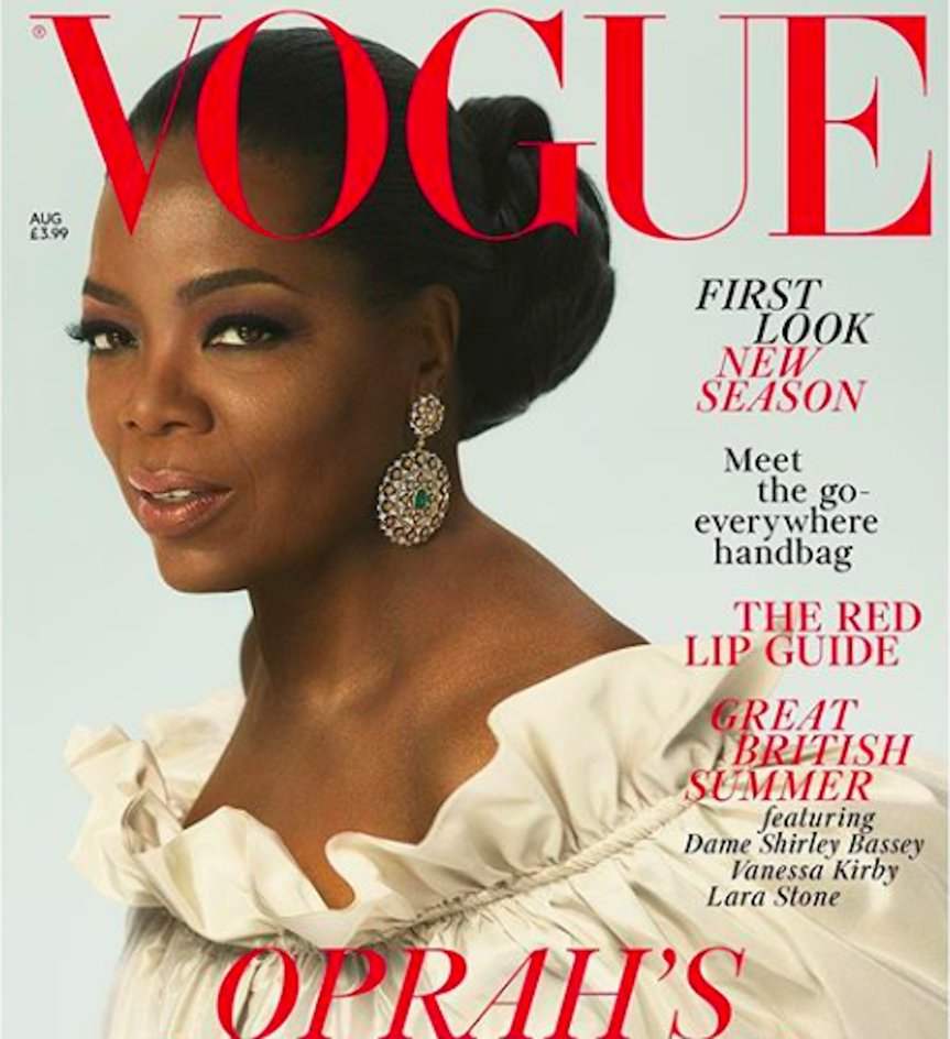 Опра Уинфри на обложке Vogue Опра Уинфри на обложке Vogue