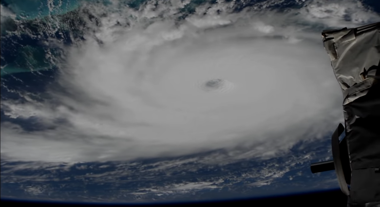 Ураган «Дориан». Фото: YouTube / NASA