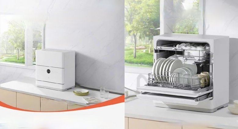 Так выглядит эта посудомойка. Ее полное название MIJIA Smart Desktop Dishwasher S1. Фото: Xiaomi