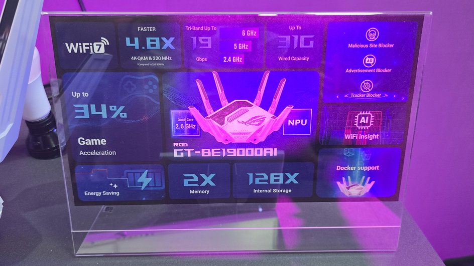 ASUS ROG Rapture GT-BE19000AI ASUS ROG Rapture GT-BE19000AI