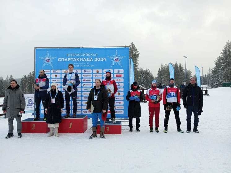 Галунин выиграл лыжное двоеборье на Спартакиаде