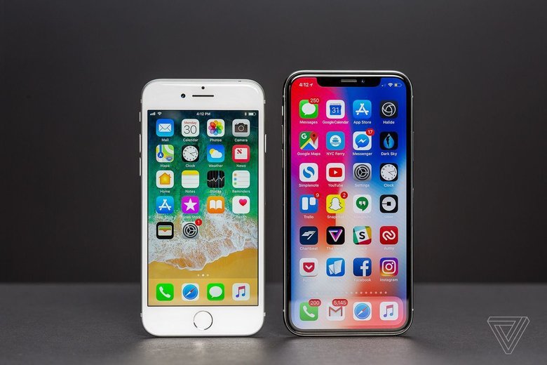 iPhone 8 и iPhone X. Фото: The Verge
