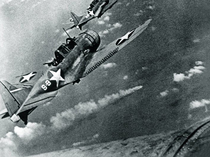 Битва за Мидуэй стала одним из самых знаменитых авианосных сражений