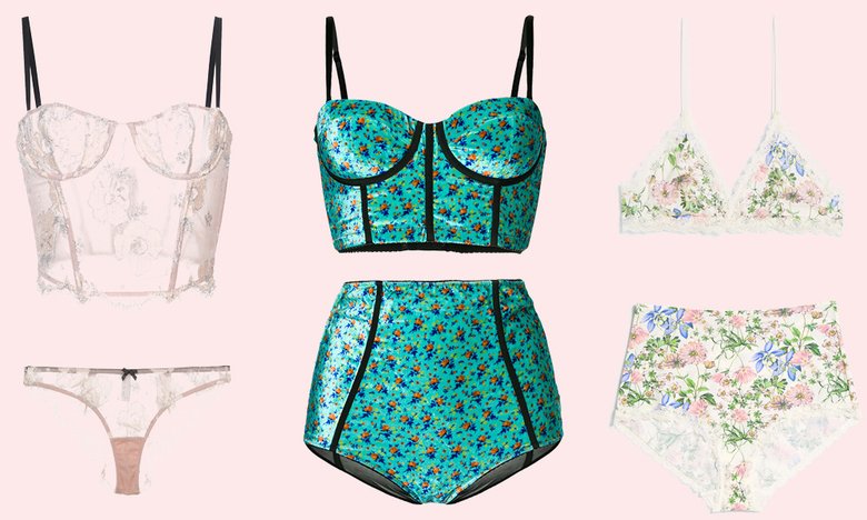 Fleur du Mal; Alessandra Rich; Monki. Fleur du Mal; Alessandra Rich; Monki.