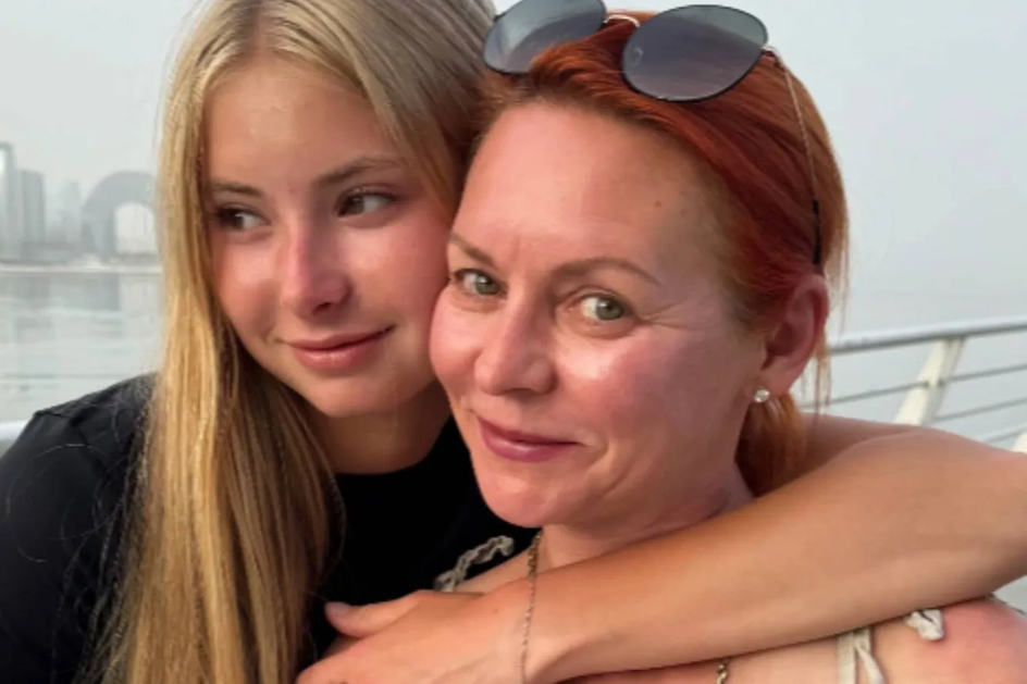 Марина Анисина с дочерью Марина Анисина с дочерью