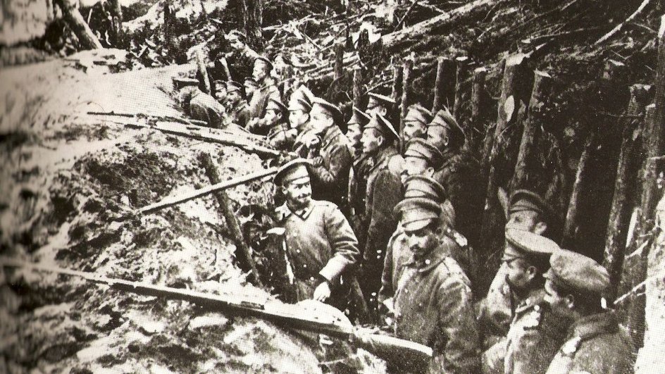 Русская армия в окопах Первой мировой