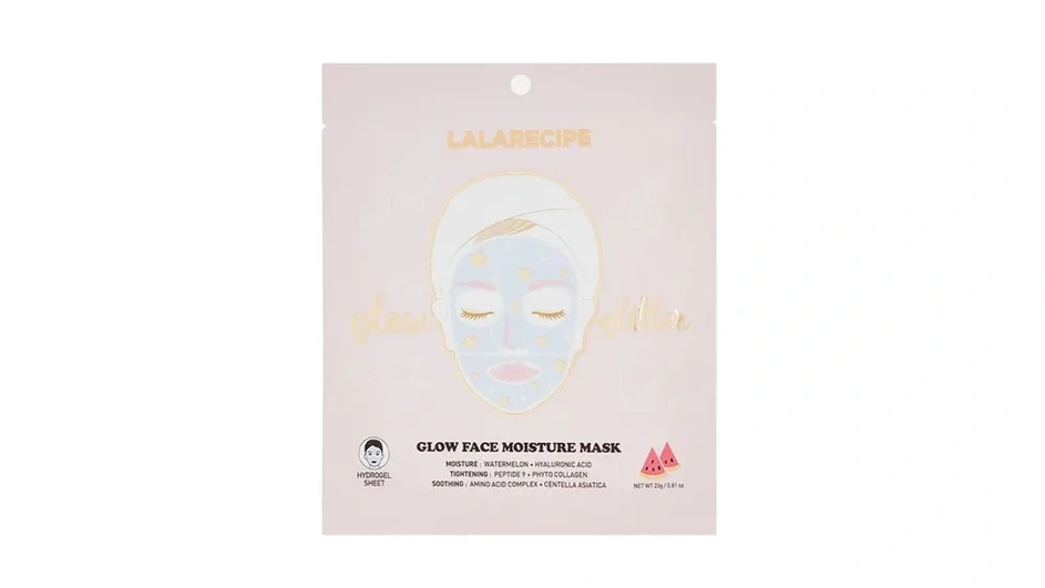 Гидрогелевая корейская маска для лица фирмы LALARECIPE серия Glow face moisture mask Гидрогелевая корейская маска для лица фирмы LALARECIPE серия Glow face moisture mask