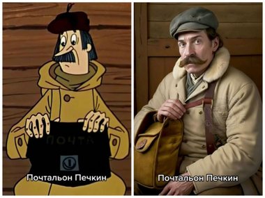 герои советских мультфильмов стали людьми