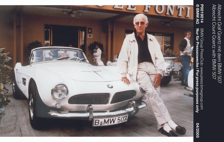 Граф Альбрехт фон Герц и его BMW 507 