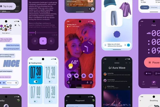 Новый дизайн Android 16 Новый дизайн Android 16