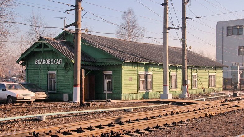 Станция Волковская, Ленинградская область. Дореволюционный деревянный вокзал снесён в 2018 году. Источник: Facebook / Дмитрий Ратников