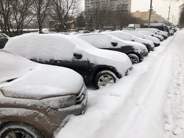 slide image for gallery: 27311 | Снегопад в Москве