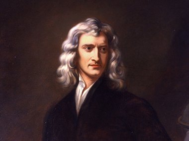 Slide image for gallery: 11906 | Исаак Ньютон. Ученый прожил 84 года и все это время не имел близких отношений с женщинами. Все свое время он посвящал науке.