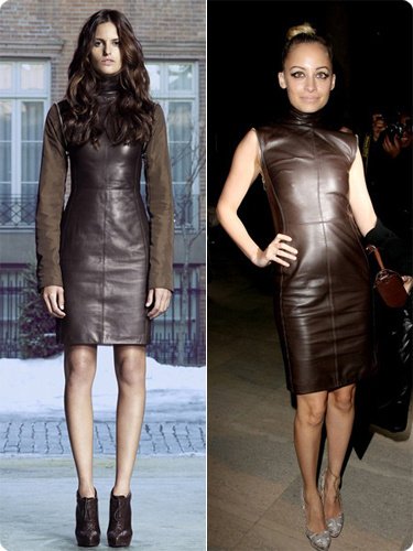 Фото с показа Givenchy, Николь Ричи в платье Givenchy