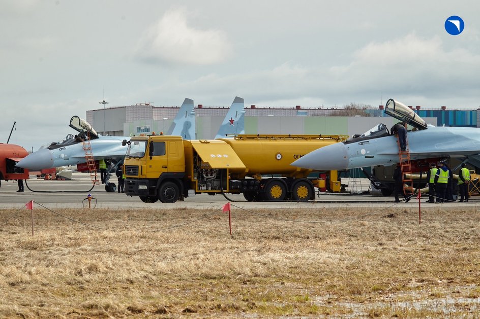 Су-35С перед стартом Су-35С перед стартом