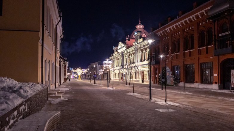 Улица Металлистов и Площадь Ленина в Туле