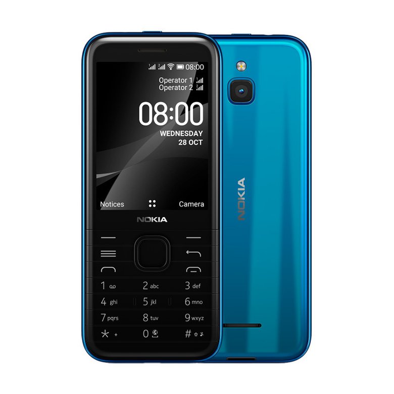 Nokia 8000 доступен в черном, белом и синем цвете. Фото: Mobileshop.nokia.ru
