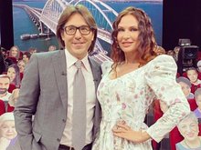 Андрей Малахов и Эвелина Бледанс в шоу «Прямой эфир»