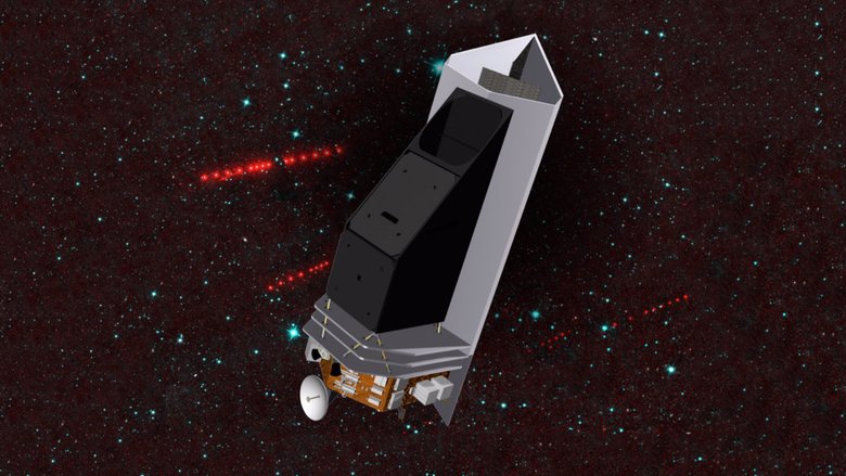 Телескоп-охотник на астероидов NEOCam. Концепция художника. Изображение: NASA / JPL-Caltech