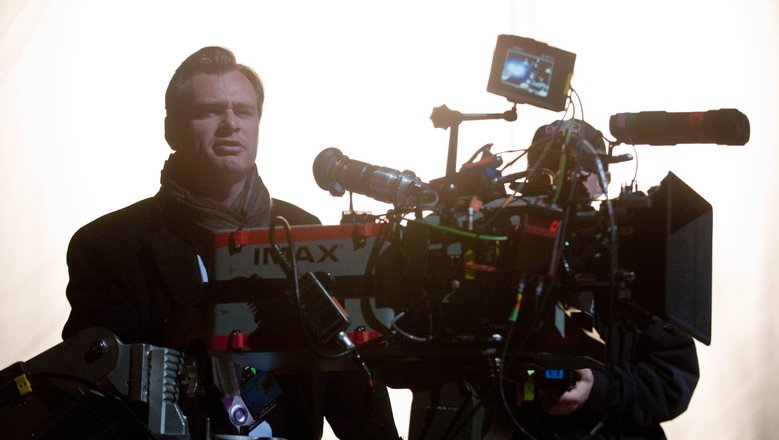 Кристофер Нолан на съемках фильма «Темный рыцарь»