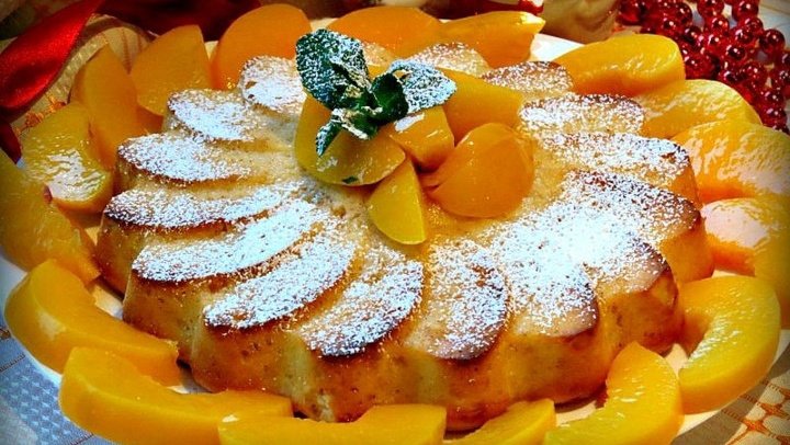 Рецепт песочного пирога с абрикосами