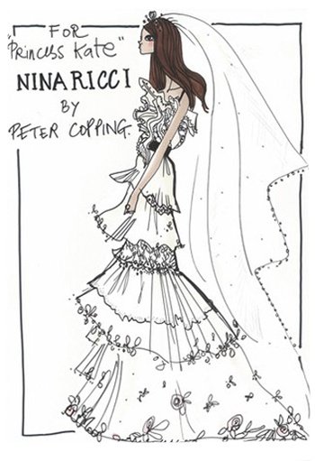 Cвадебное платье Nina Ricci