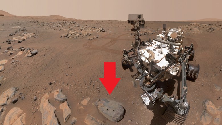Марсоход Perseverance оснащается специальной буровой установкой, которая позволяет ему делать небольшой срез из нескольких слоев грунта