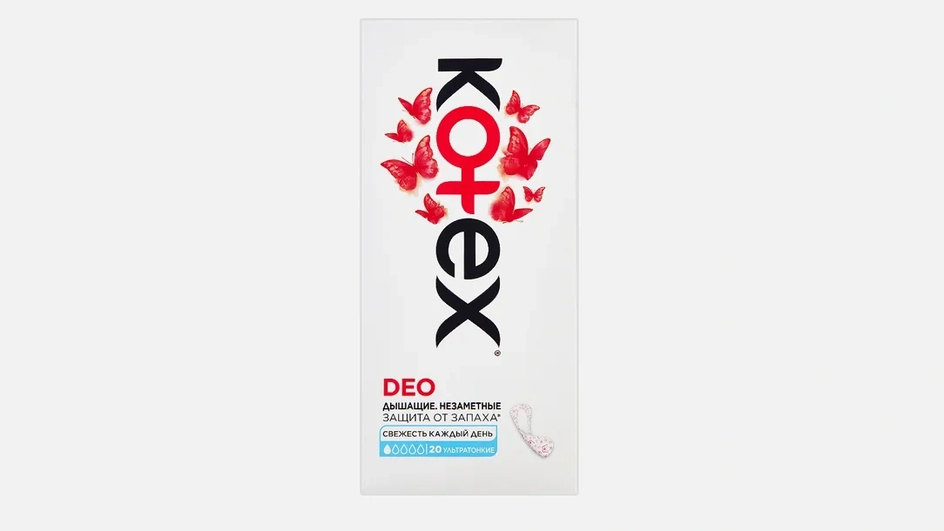 Прокладки фирмы Kotex серии Deo Ultraslim Прокладки фирмы Kotex серии Deo Ultraslim