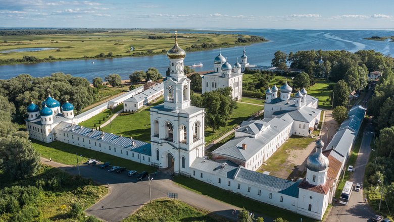 Георгиевский монастырь в Великом Новгороде.