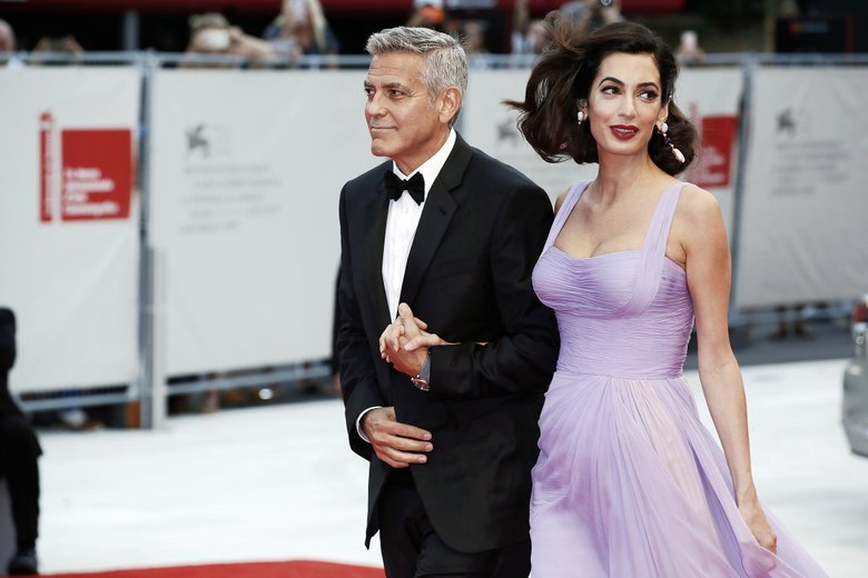 Джордж и Амаль Клуни 