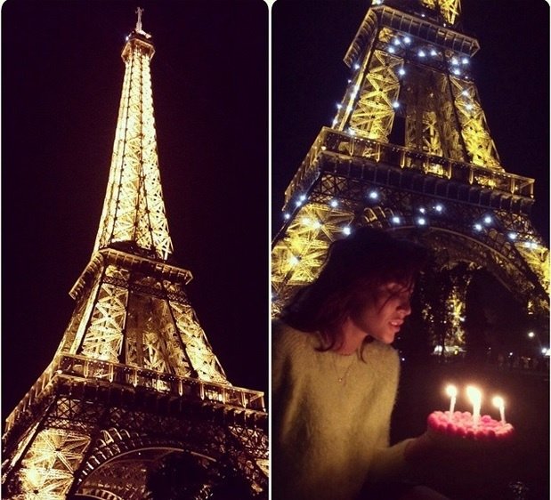 Свой день рождения Алина отметила под Эйфелевой башней