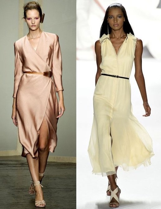 Показы коллекций Donna Karan (слева) и Carolina Herrera Показы коллекций Donna Karan (слева) и Carolina Herrera