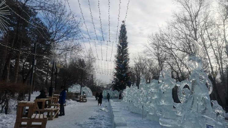 Готовность новогодних зимних городков в Хабаровске проверил мэр Сергей Кравчук | Губерния Онлайн