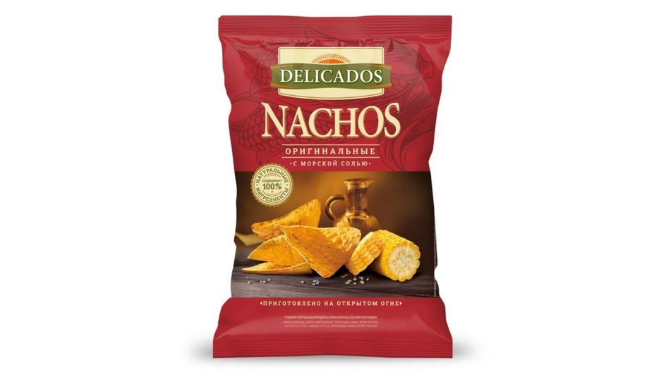 Кукурузные чипсы фирмы Nachos Delicados серия «Оригинальные» Кукурузные чипсы фирмы Nachos Delicados серия «Оригинальные»