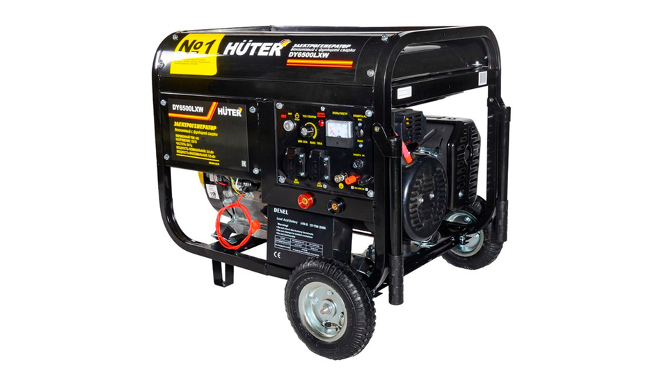 Бензиновый генератор Huter DY6500LXW Бензиновый генератор Huter DY6500LXW