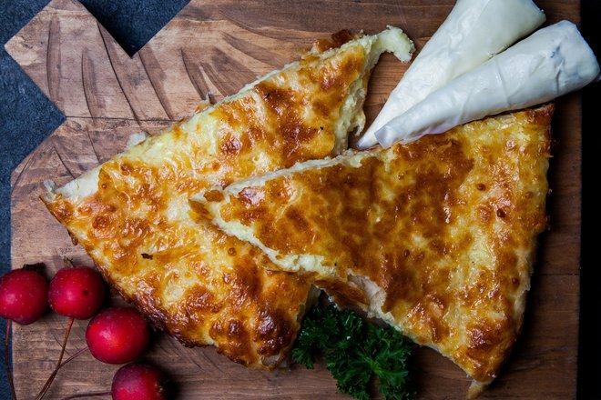 Хачапури, пирог, выпечка, омлет