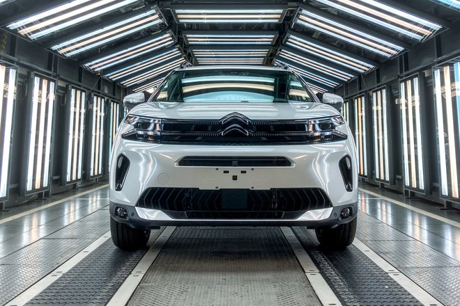 Производство Citroen С5 Aircross на заводе ПСМА Рус в Калуге