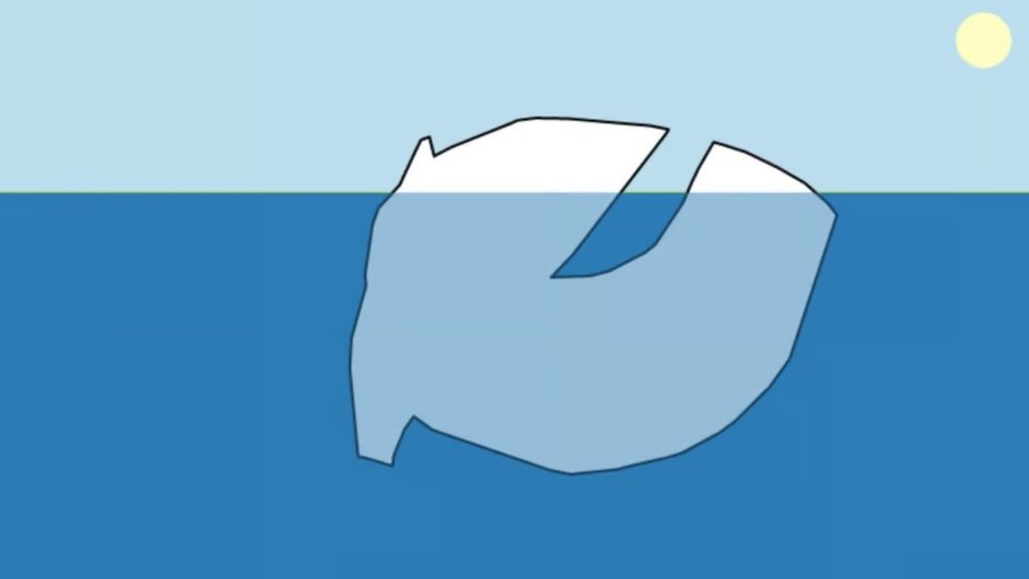 Нарисованный айсберг