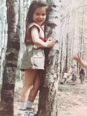 Slide image for gallery: 6168 | Архивное фото: так Ксюша выглядела в детстве