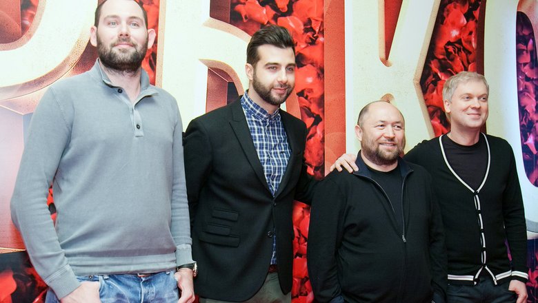 Семен Слепаков, Иван Ургант, Тимур Бекмамбетов, Сергей Светлаков Семен Слепаков, Иван Ургант, Тимур Бекмамбетов, Сергей Светлаков