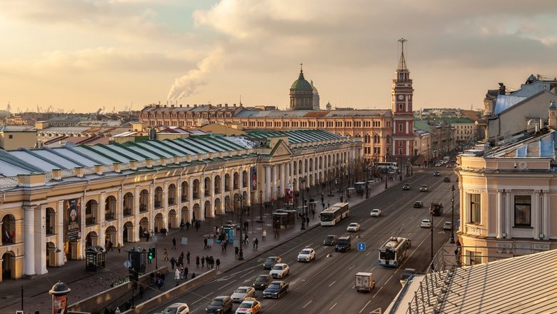 Дорога в Санкт-Петербурге. Дорога в Санкт-Петербурге.