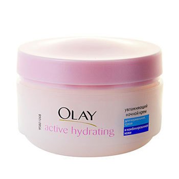 Ночной увлажняющий крем Active Hydrating, Olay, 144 руб.